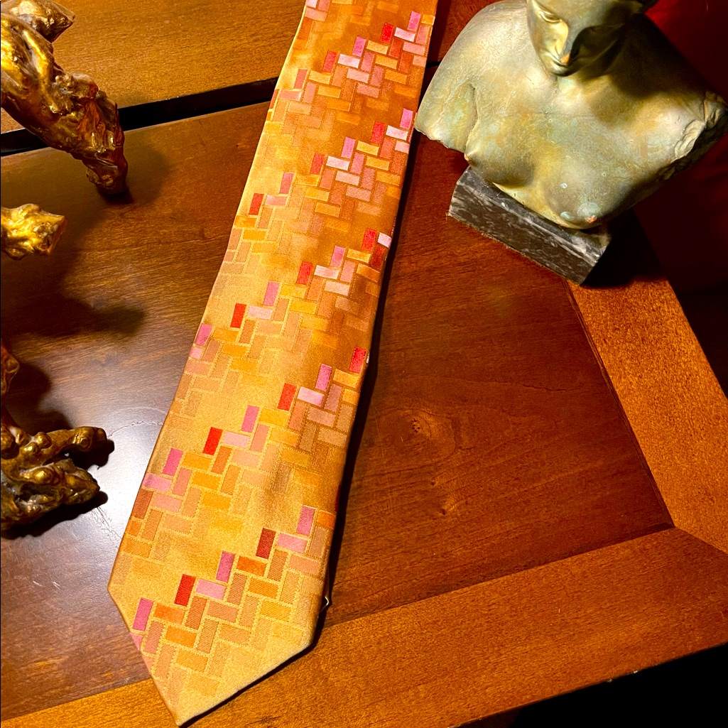 Mens Xmi 325 Series Vintage Silk Tie